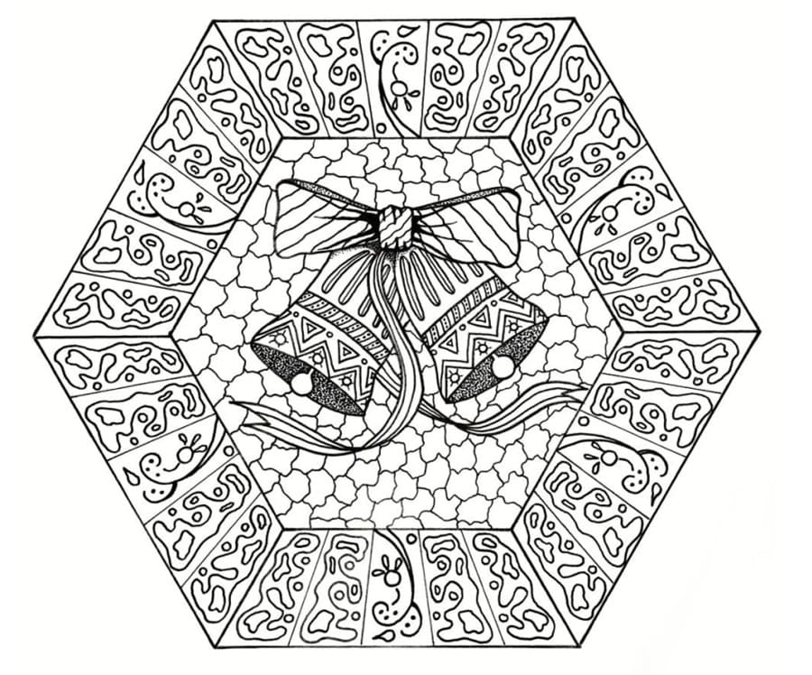 Mandalas de Noël 53